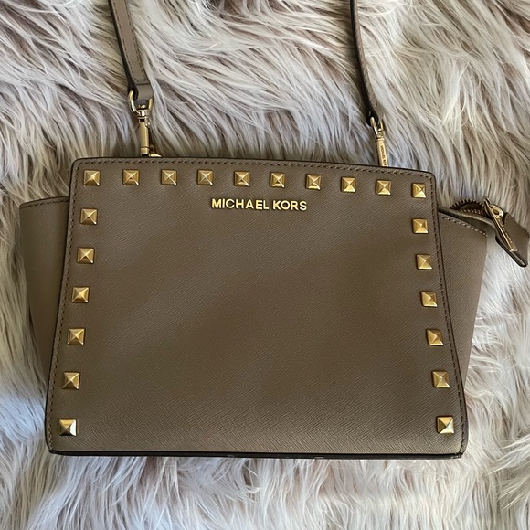 Michael Kors Bags Michael Kors Selma Studded Crossbody Bag Poshmark
